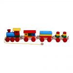 Розвивальна іграшка Komarov toys Паровоз і три вагони (P 201)