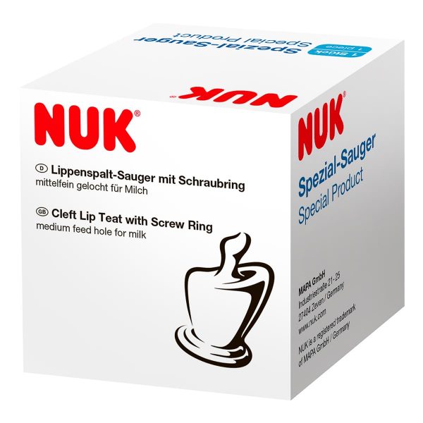 Соска латексная NUK для новорожденныхс расщелиной губы 10107003 ТМ: NUK – babystreet.com.ua