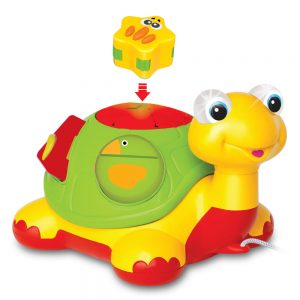 Каталка-сортер Kiddieland Черепаха Знайко українською (53470)