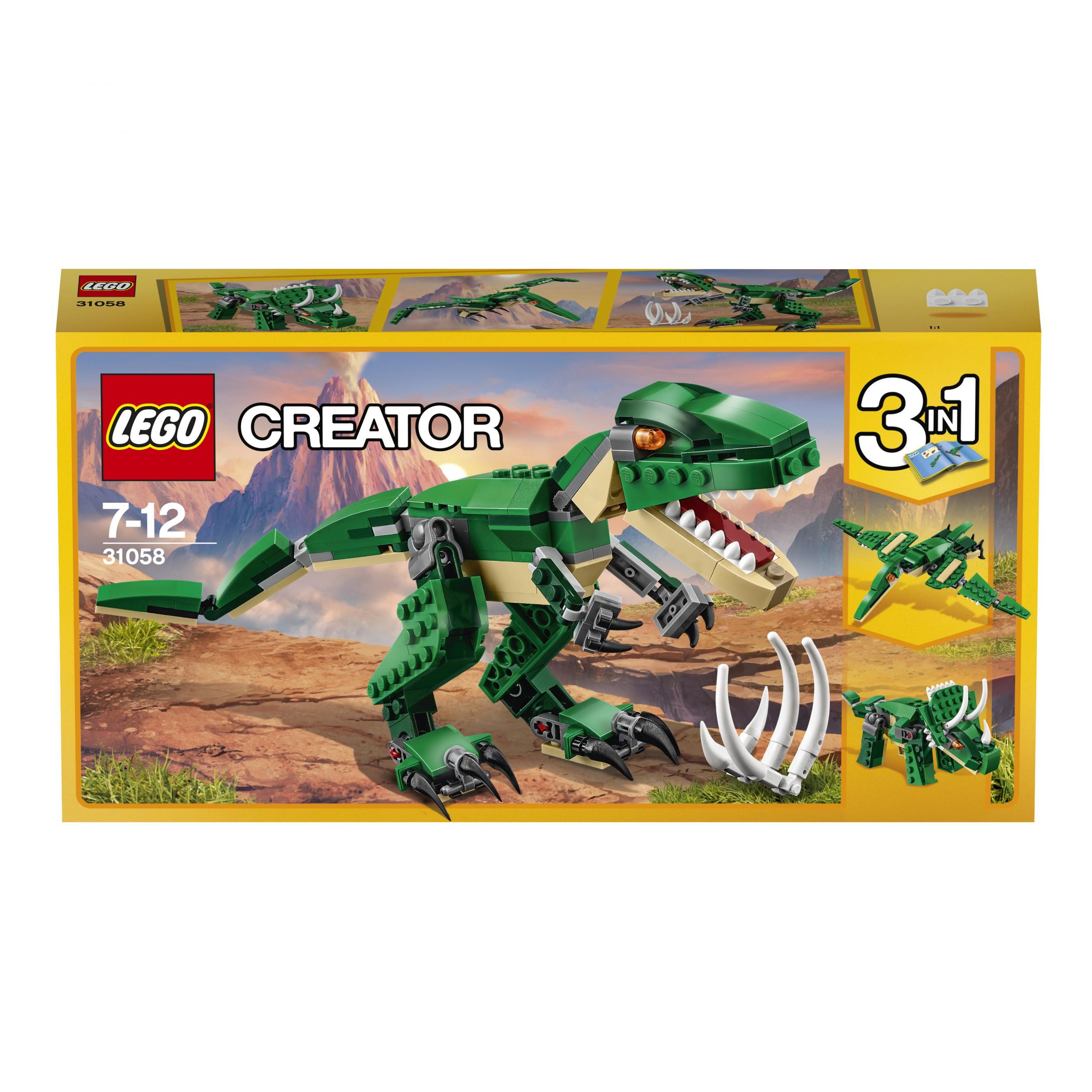 Конструктор LEGO Creator Могутні динозаври 3 в 1 (31058) 1 Конструктор LEGO Creator Могутні динозаври 3 в 1 (31058)