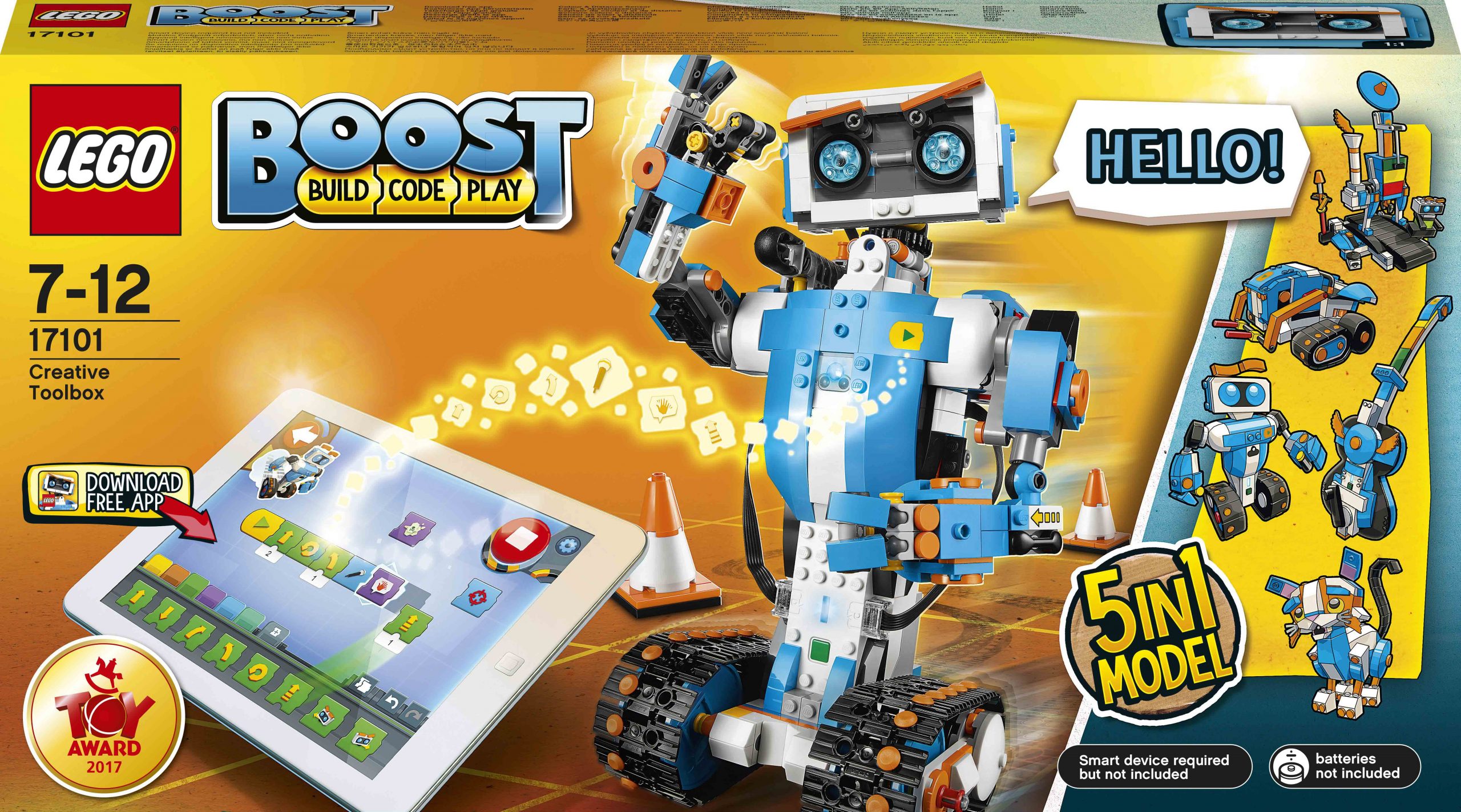 Конструктор LEGO Boost Універсальний набір для творчості (17101) 1 Конструктор LEGO Boost Універсальний набір для творчості (17101)