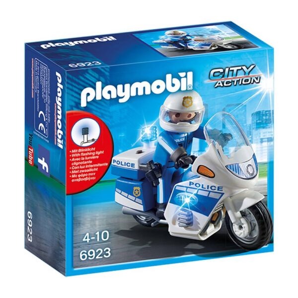 Конструктор поліцейський велосипед Playmobil (6923) - babystreet.com.ua