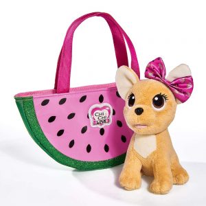 М'яка іграшка Chi Chi Love Чіхуахуа Фруктова мода із сумочкою 18 см (5893116)
