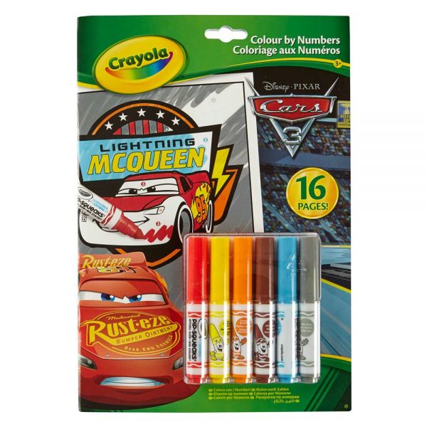 Набір фломастерів Crayola Тачки три 6 шт (04-0289) - babystreet.com.ua