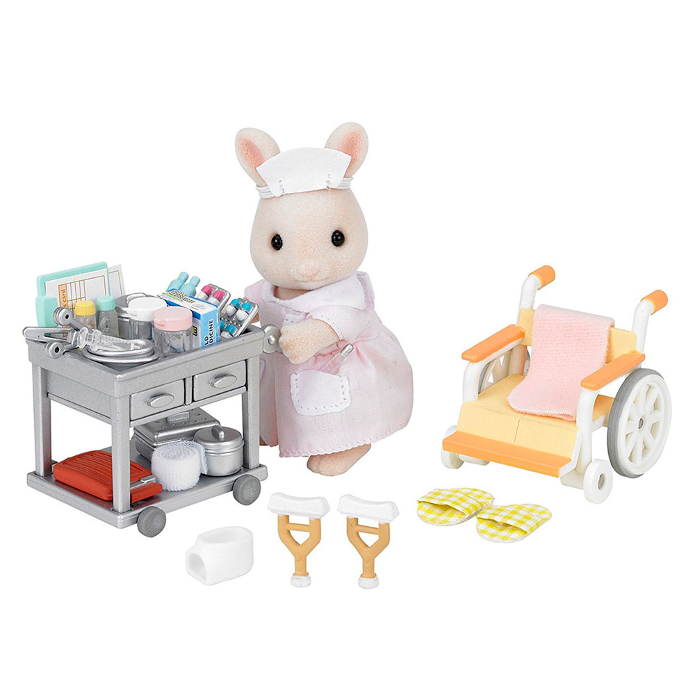 Ігровий набір Медсестра з кріслом гойдалкою Sylvanian Families (5094) 1 Ігровий набір Медсестра з кріслом гойдалкою Sylvanian Families (5094)