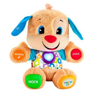 Інтерактивна іграшка Fisher-Price Розумне цуценя Smart stages оновлений російською (FPN77)