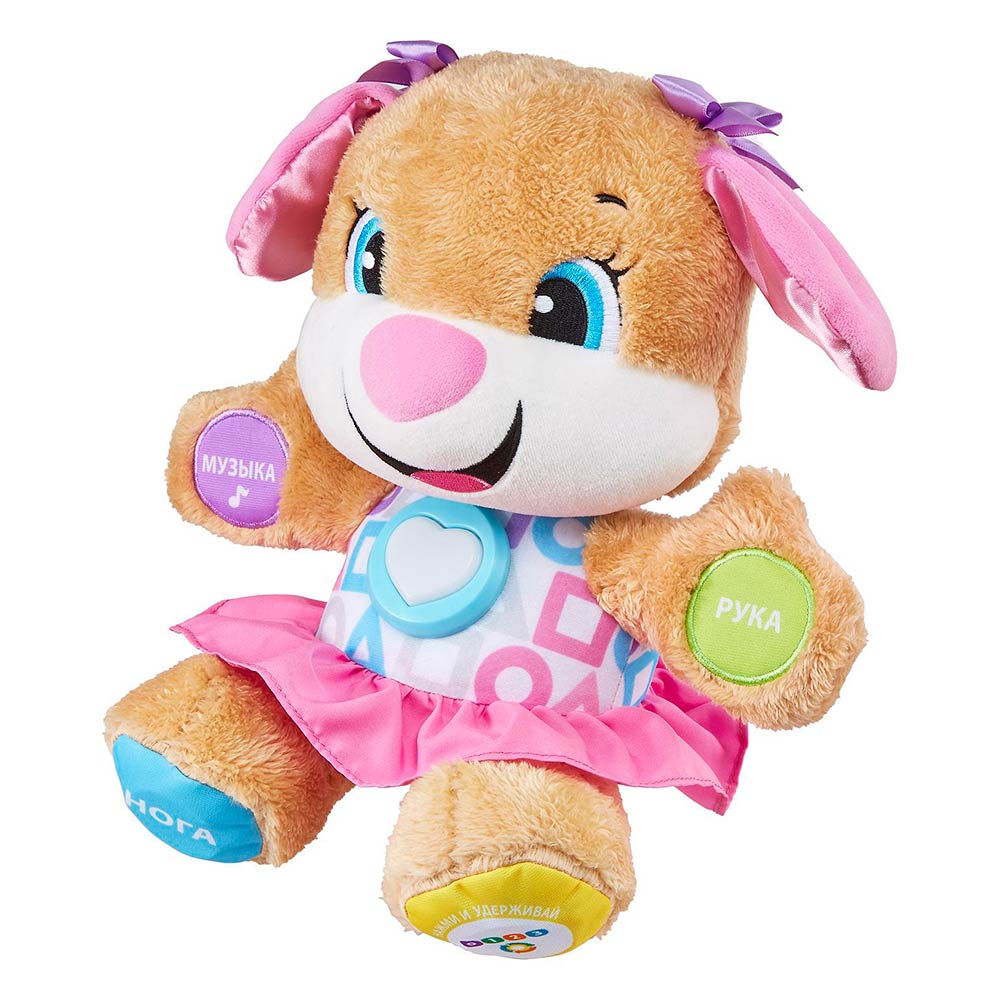 Інтерактивна іграшка Fisher-Price Сестричка розумного цуценя російською (FPP81) 1 Інтерактивна іграшка Fisher-Price Сестричка розумного цуценя російською (FPP81)