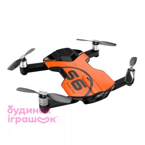 Дрон Wingsland S6 GPS 4K кишеньковий помаранчевий (6381691)