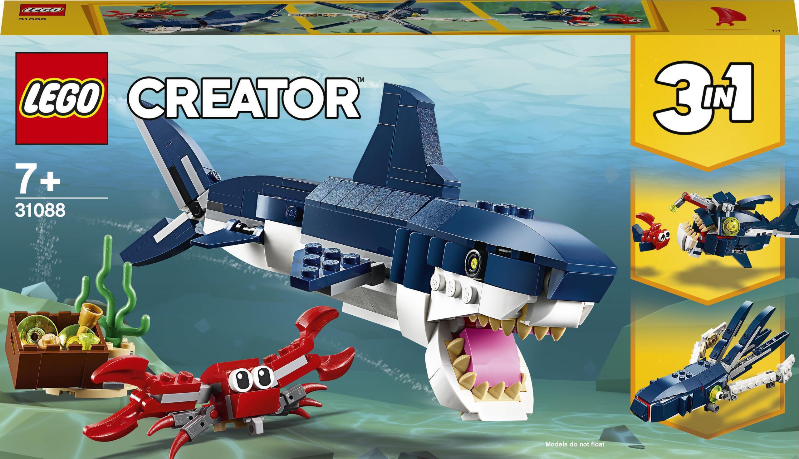 Конструктор LEGO Creator Мешканці морських глибин (31088) 1 Конструктор LEGO Creator Мешканці морських глибин (31088)