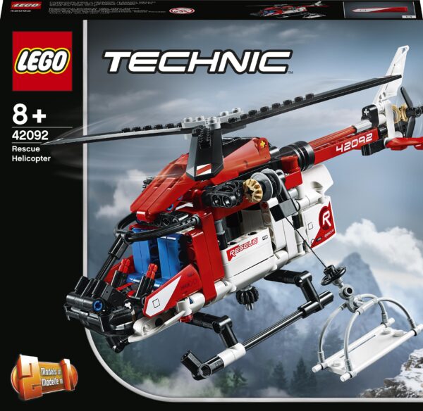 Конструктор LEGO Technic Рятувальний гелікоптер (42092) - babystreet.com.ua