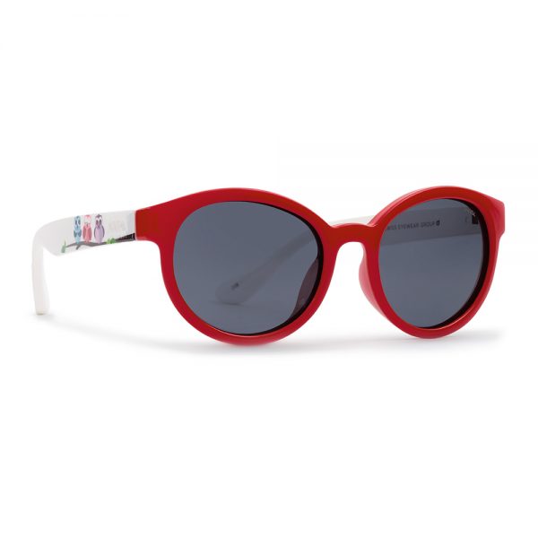 Сонцезахисні окуляри Polaroid Котяче око червоно-білі (2901A_K) – babystreet.com.ua