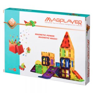 Конструктор Magplayer Магнітні плитки 70 елементів (MPL-70)