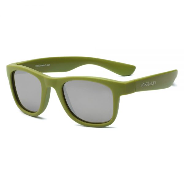 Сонцезахисні окуляри Koolsun Wave кольору хакі до 10 років (KS-WAOB003) – babystreet.com.ua