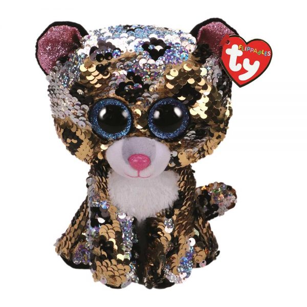 М'яка іграшка TY Flippables Леопард Стерлінг 25 см (36796) - babystreet.com.ua