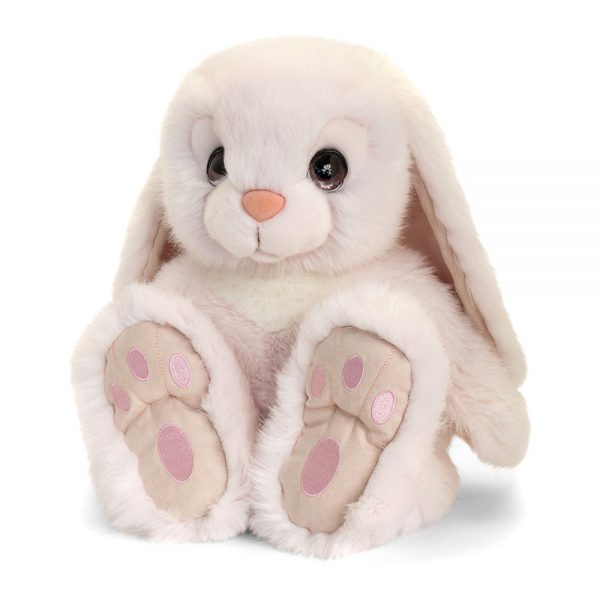 М'яка іграшка Keel toys Кроленя, що сидить біле 35 см (SR2519/4) – babystreet.com.ua