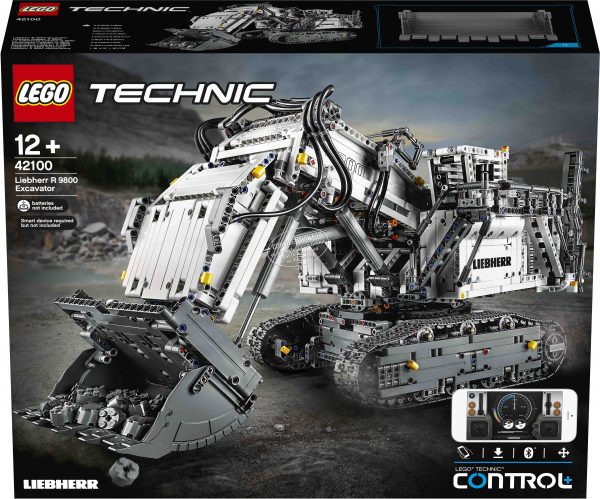 Конструктор LEGO Technic Екскаватор Liebherr R 9800 на керуванні (42100) - babystreet.com.ua