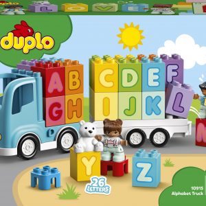 Конструктор LEGO Duplo Вантажівка з буквами англійська (10915)