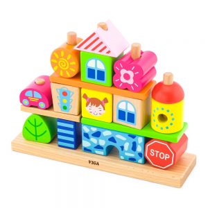 Кубики Viga Toys Місто (50043)