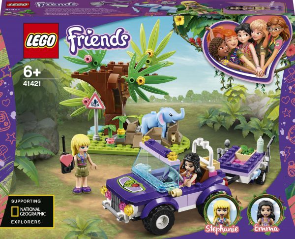 Конструктор LEGO Friends Порятунок слоненятка у джунглях (41421) – babystreet.com.ua