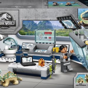 Конструктор LEGO Jurassic World Лабораторія доктора Ву: втеча малюка динозавра (75939)