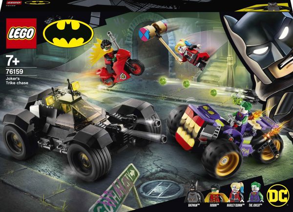 Конструктор LEGO Super heroes Переслідування триколісного мотоцикла Джокера (76159) – babystreet.com.ua