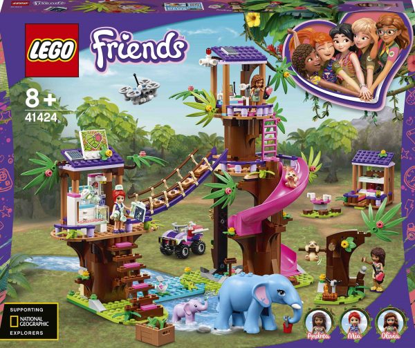 Конструктор LEGO Friends Рятувальна база в джунглях (41424) – babystreet.com.ua