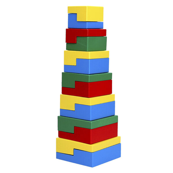 Пірамідка-головоломка на 14 елементів(А 334) - babystreet.com.ua