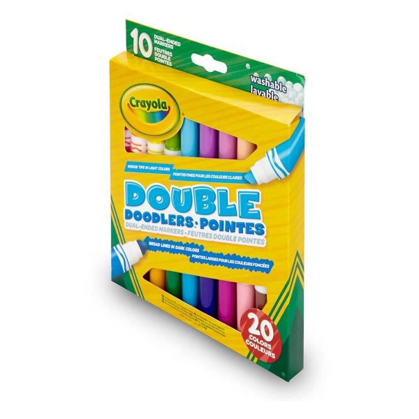 Набор двусторонних фломастеров Crayola Washable 10 шт 256347.012 ТМ: Crayola – babystreet.com.ua