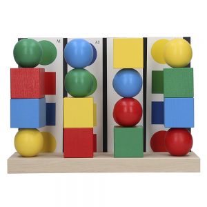 Пірамідка KOMAROVTOYS Склади за схемою (А335)