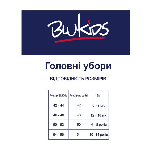 Кепка BluKids Unicorn Grey/Pink, р. 42-44 5692058 ТМ: BluKids – babystreet.com.ua