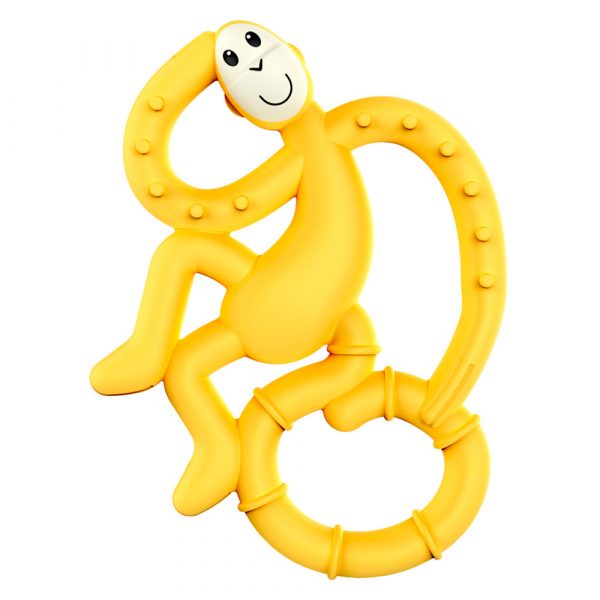 Прорізувач Matchstick Monkey Маленька мавпочка жовтий (MM-МMT-006) – babystreet.com.ua