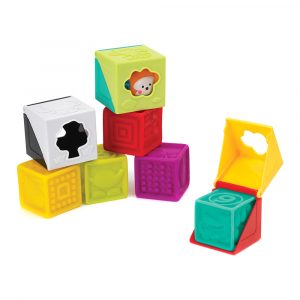 Набір текстурних блоків B kids Soft peek (003659B)