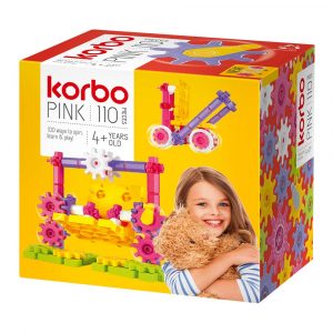 Конструктор Korbo Рожевий 110 деталей (R.1406)