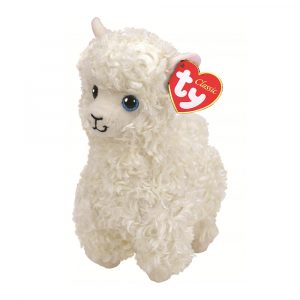 М'яка іграшка TY Beanie boos Лама Лілу біла 25 см (96316)