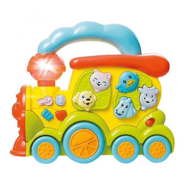 Музична іграшка Baby team Паровозик зі світловим ефектом (8636) – babystreet.com.ua
