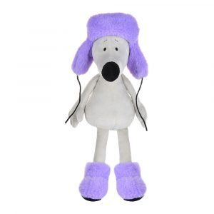М'яка іграшка Maxi toys Мишеня Носатик у хутряній шапці та валянках 23 см (2024406)