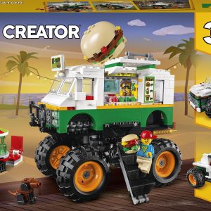 Конструктор LEGO Creator Вантажівка-монстр з гамбургерами 3 в 1 (31104)