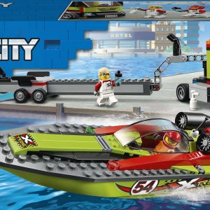 Конструктор LEGO City Перевізник гоночного катера (60254)
