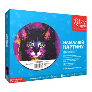 Набір для малювання Rosa Космічний кіт живопис за номерами (N00013223)