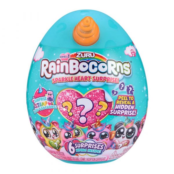 М'яка іграшка Rainbocorns S2 Sparkle heart Реінбокорн-B сюрприз (9214B) – babystreet.com.ua