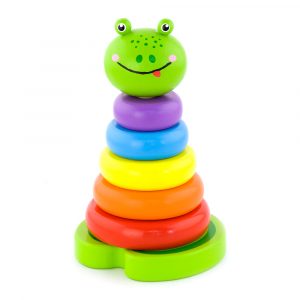 Пірамідка Viga Toys Жабка (50258)
