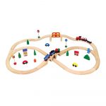 Іграшка Viga Toys Залізниця 49 деталей (56304)