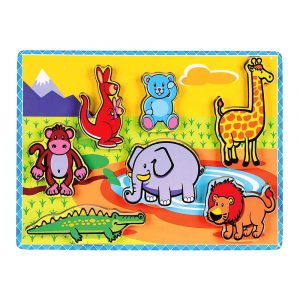 Рамка-вкладиш Viga Toys Тварини (56435)