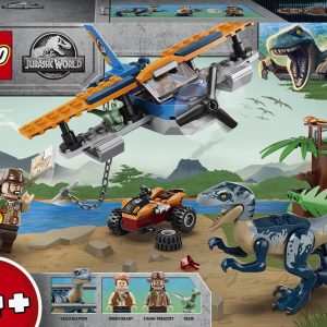 Конструктор LEGO Jurassic World Велоцираптор: рятувальна місія на літаку (75942)