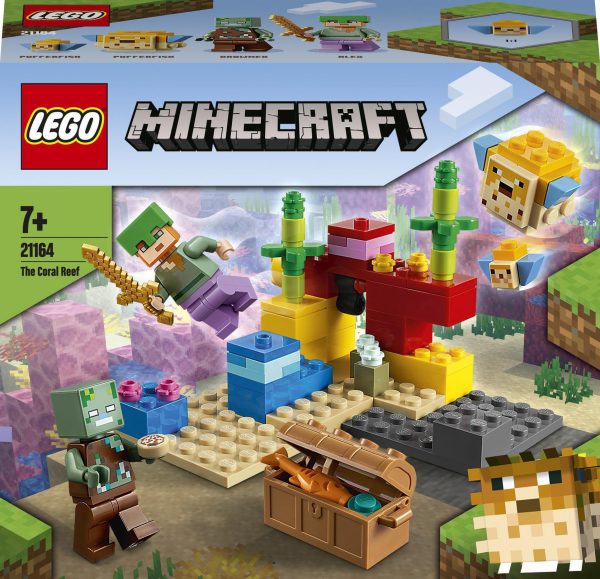 Конструктор LEGO Minecraft Кораловий риф (21164) – babystreet.com.ua