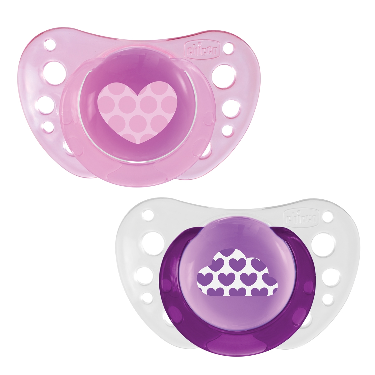 Пустушка Physio Air з футляром, силікон, 6-16 міс., 2 шт. 1 Пустушка Physio Air з футляром, силікон, 6-16 міс., 2 шт.