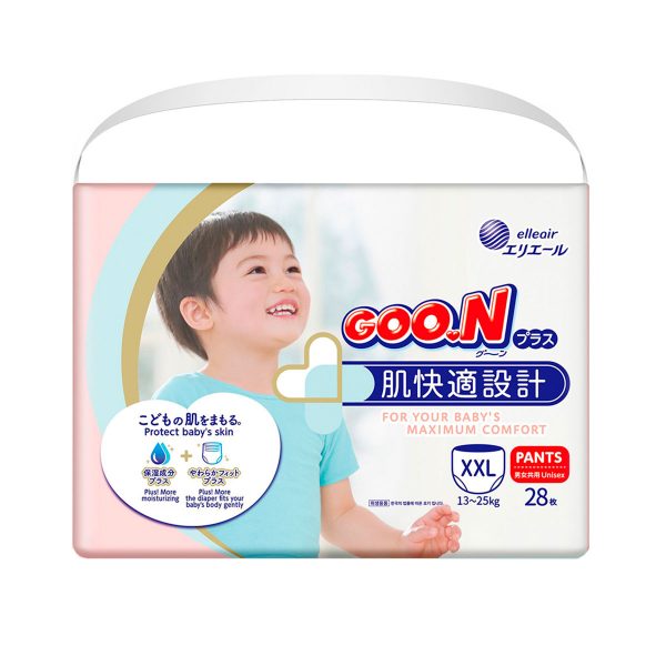 Підгузки-трусики Goo.N Plus, розмір XXL, 13-25 кг, 28 шт
