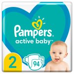 Підгузки Pampers Active Baby, розмір 2, 4-8 кг, 94 шт