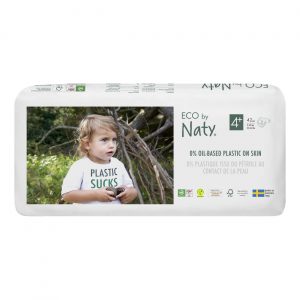 Підгузки Naty, розмір 4+, 9-20 кг, 42 шт