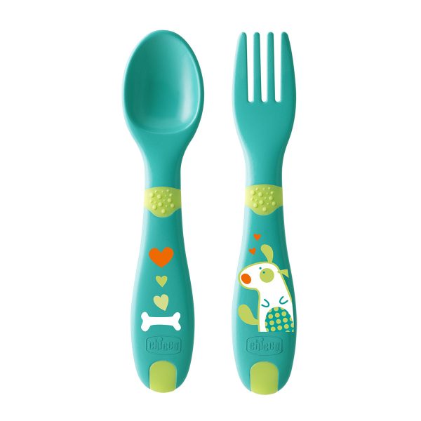 Набір: ложка та виделка First Cutlery, 12м+ - babystreet.com.ua